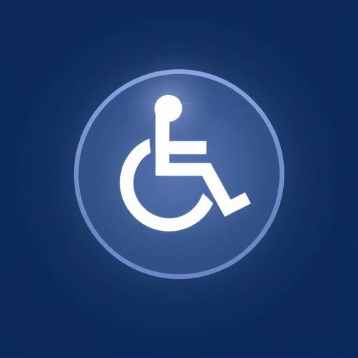 Accessibility icon symbolizing inclusive design and equal access for all users.