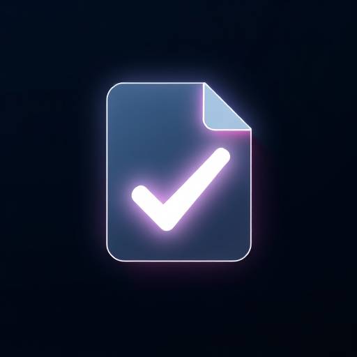 Icon of a document with a checkmark, symbolizing permit acquisition services.