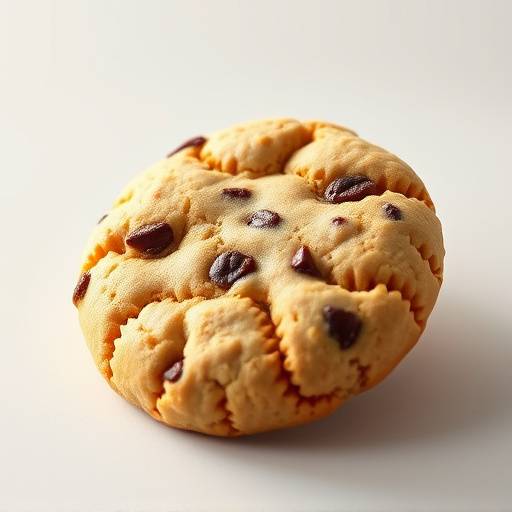 Illustration of a cookie, representing website cookies.